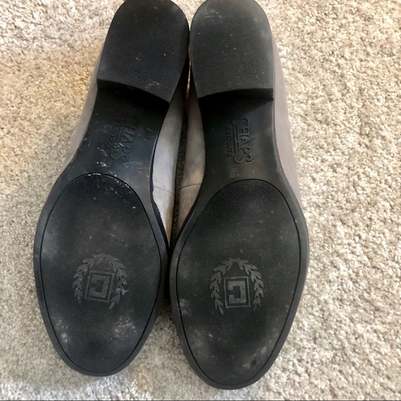 Anne Klein Gray Suede Loafers - Picture 13 of 13